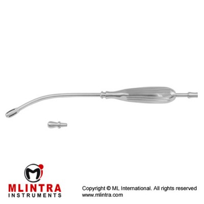 DeBakey Suction Tube Stainless Steel, 27.5 cm - 10 3/4" Diameter 9.0 mm Ø